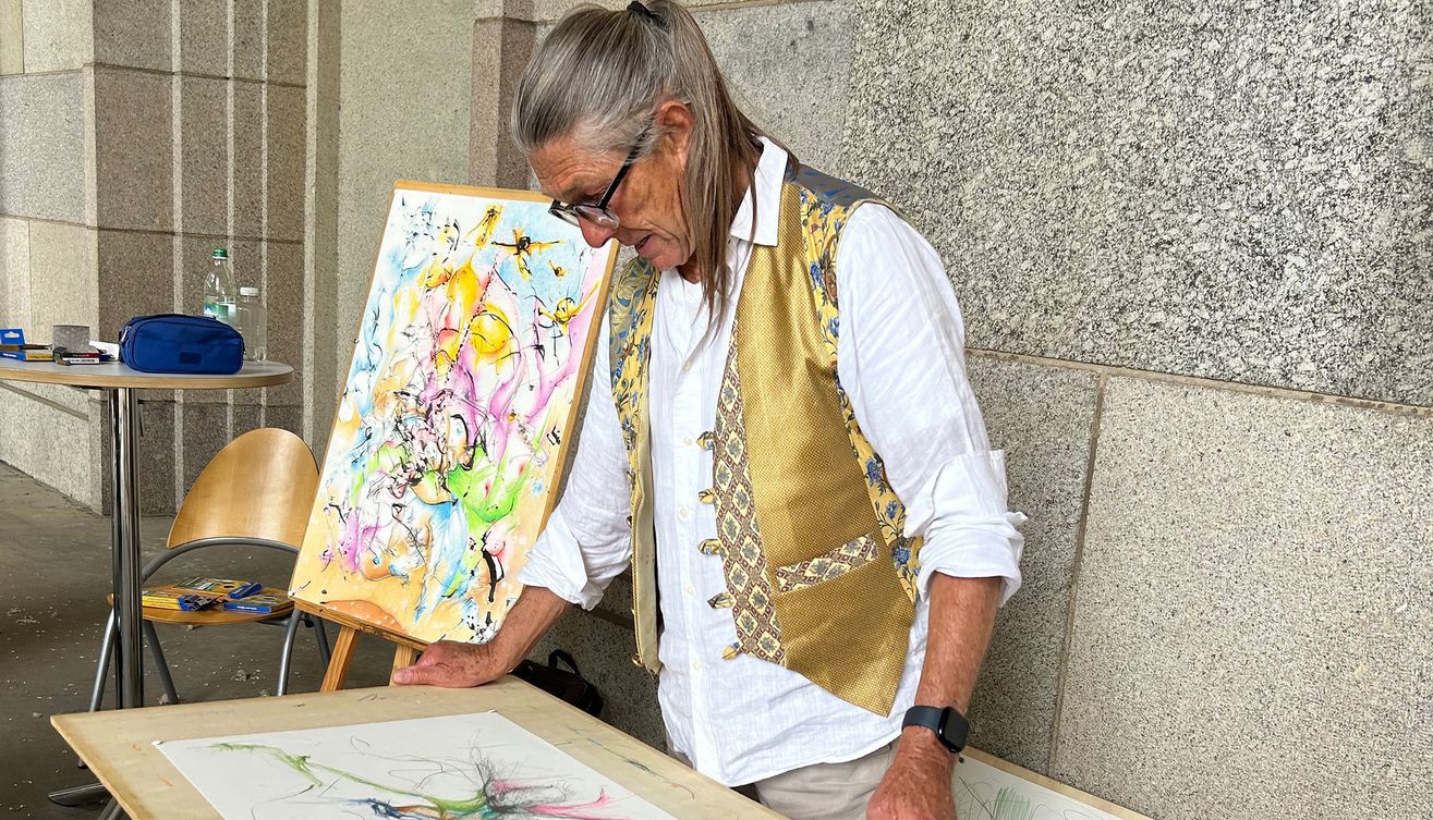 Michael Full bei der Arbeit