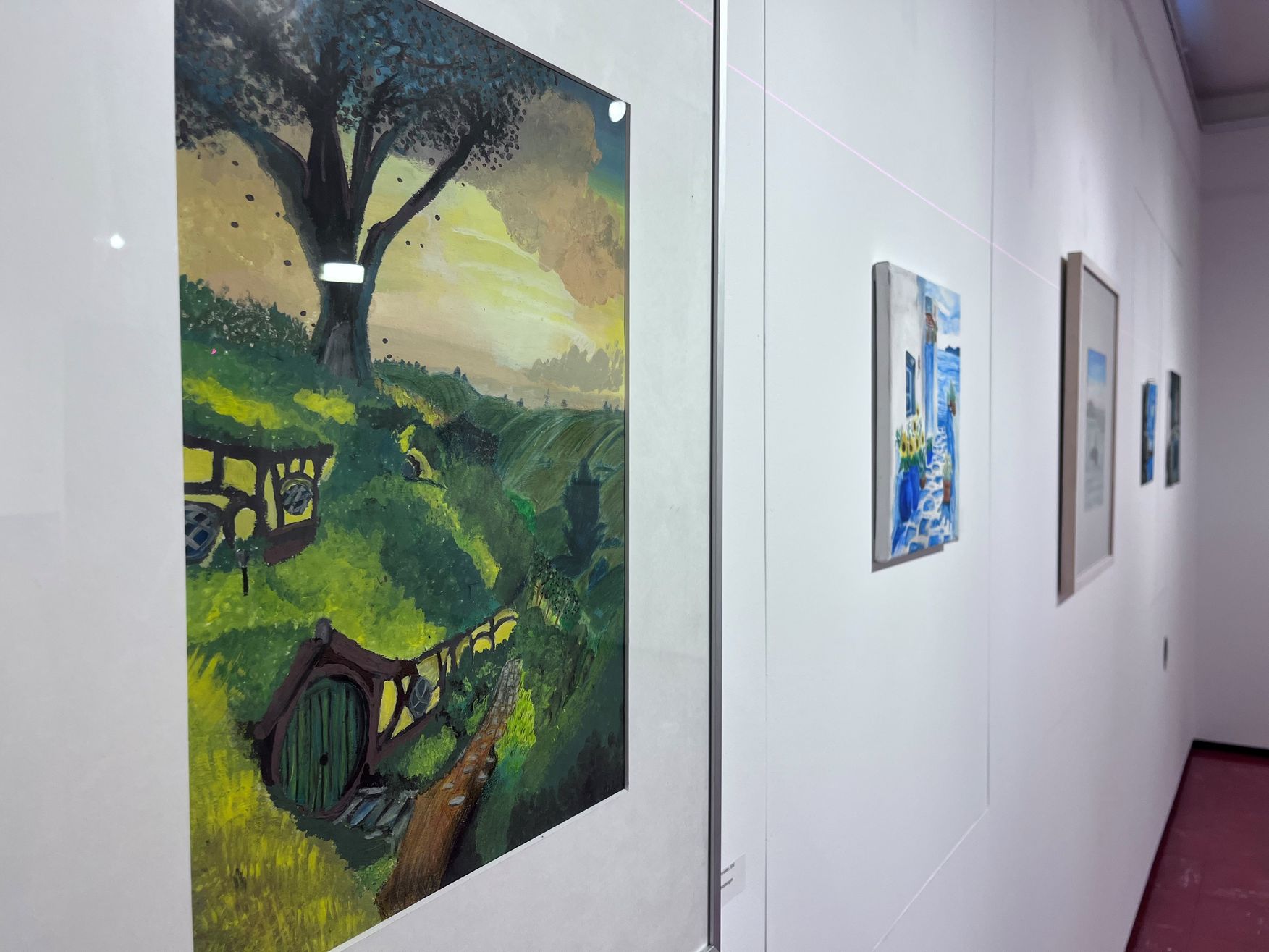 Blick in die Schüler-Ausstellung