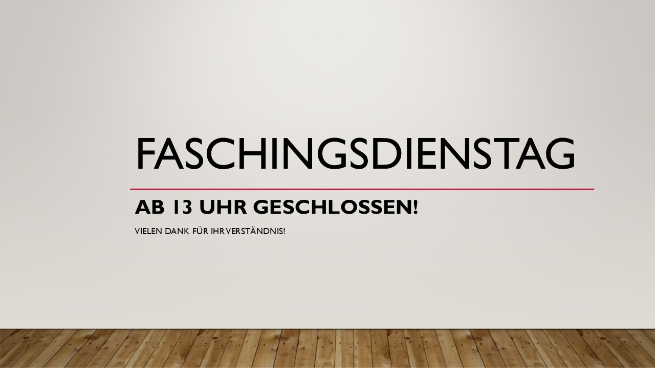 Faschingsdienstag, 17. Februar