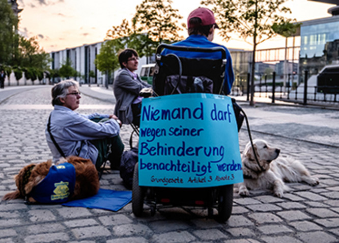 Nicht mein Gesetz Protest vor dem Bundestag