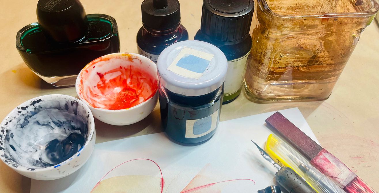 Zubehör für kalligrafische Kunstwerke