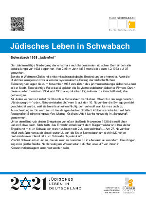 Schwabach 1938 judenfrei